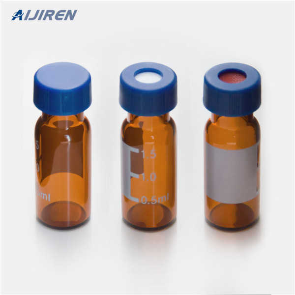 Aijiren glass 2 ml lab vials with patch for HPLC sampling